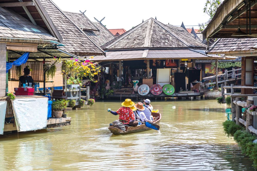 Pattaya Floating Market - Ticket & Boat Ride